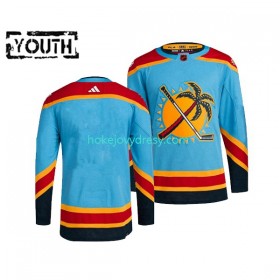 Dětské Hokejový Dres Florida Panthers Blank Adidas 2022 Reverse Retro Modrý Authentic